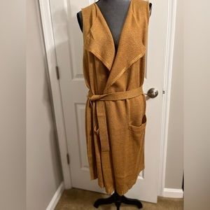 Venus small Sleeveless Open Front Tunic/Cardigan Vest Long